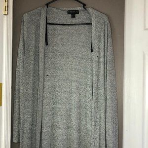 Long Forever 21+ Cardigan Gray